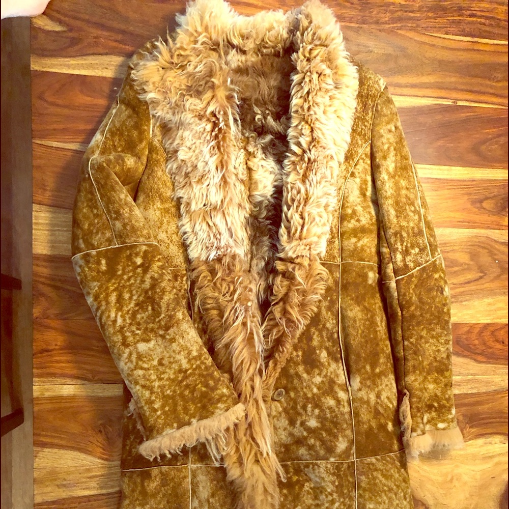 Suede Long Coat